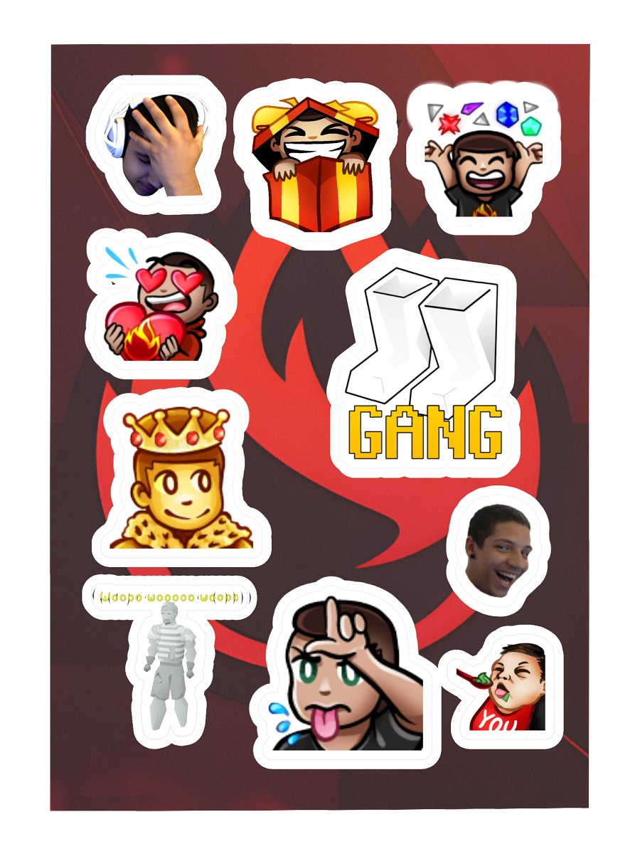 Emote Sticker Sheet product image (3)