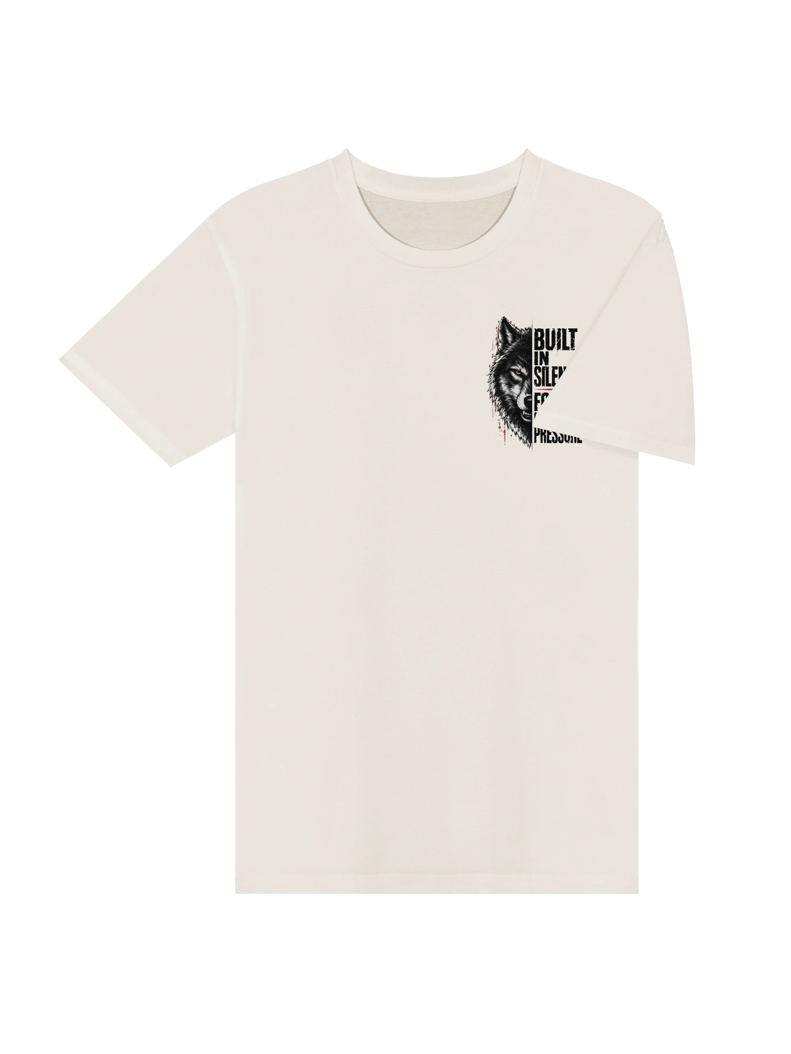 Built in Silence Wolf T-Shirt | Dark Streetwear Graphic Tee product image (26)