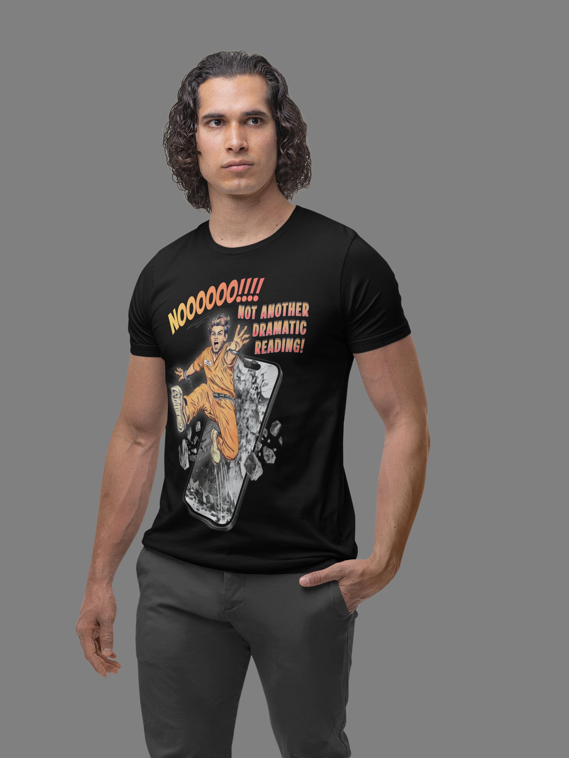 Not Another Dramatic Reading Funny Graphic T Shirt product image (45)