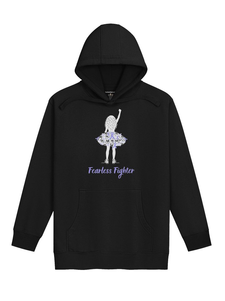 Stomach Cancer - Fearless Fighter Unisex Hoodie [black] product image (1)