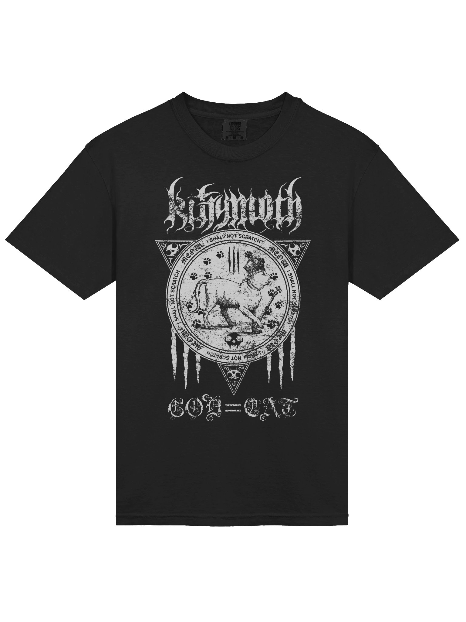 Kittymoth - GOD=CAT - Tee product image (2)