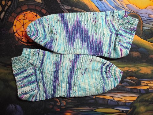 Finished these gorgeous socks today. They'll head out to their owner tomorrow!!