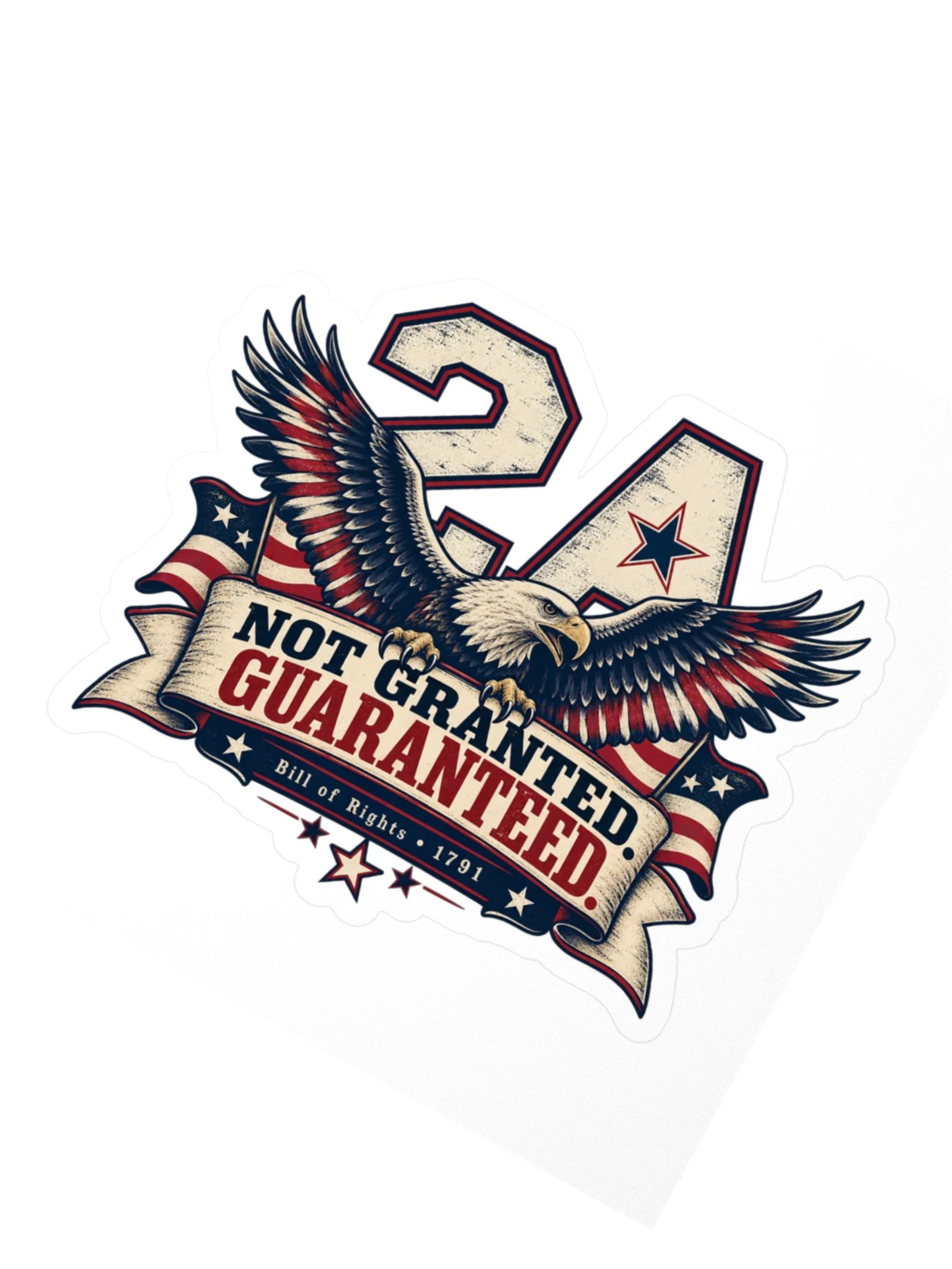Not Granted, Guaranteed Kiss-Cut Sticker product image (2)