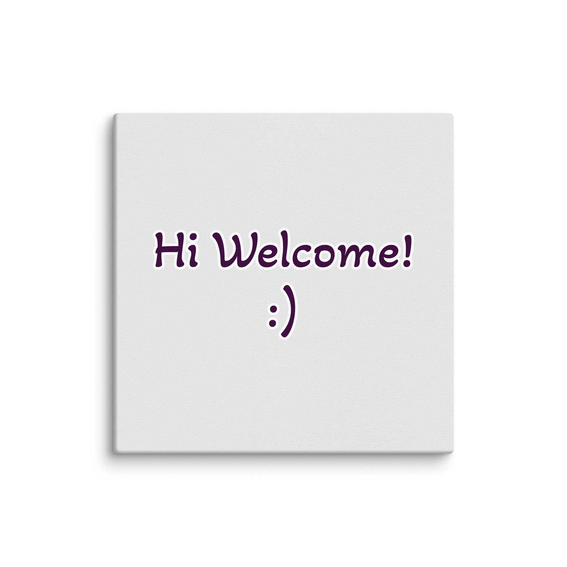Hi Welcome! :) 6"x6" Wall Art product image (1)