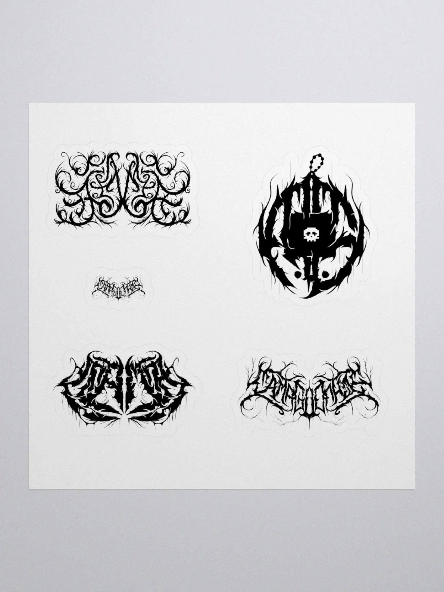 Threads of Power - Black Stickers product image (1)