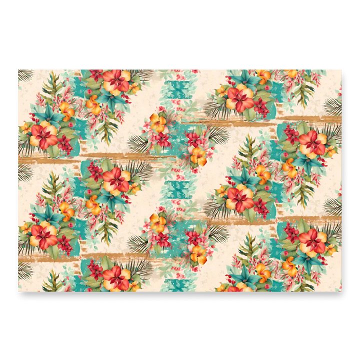 Nostalgic Tropical Christmas Wrapping Paper product image (2)