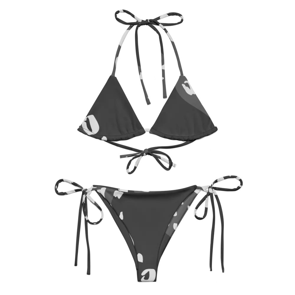 Grey Leopard All-Over Bikini Set product image (4)