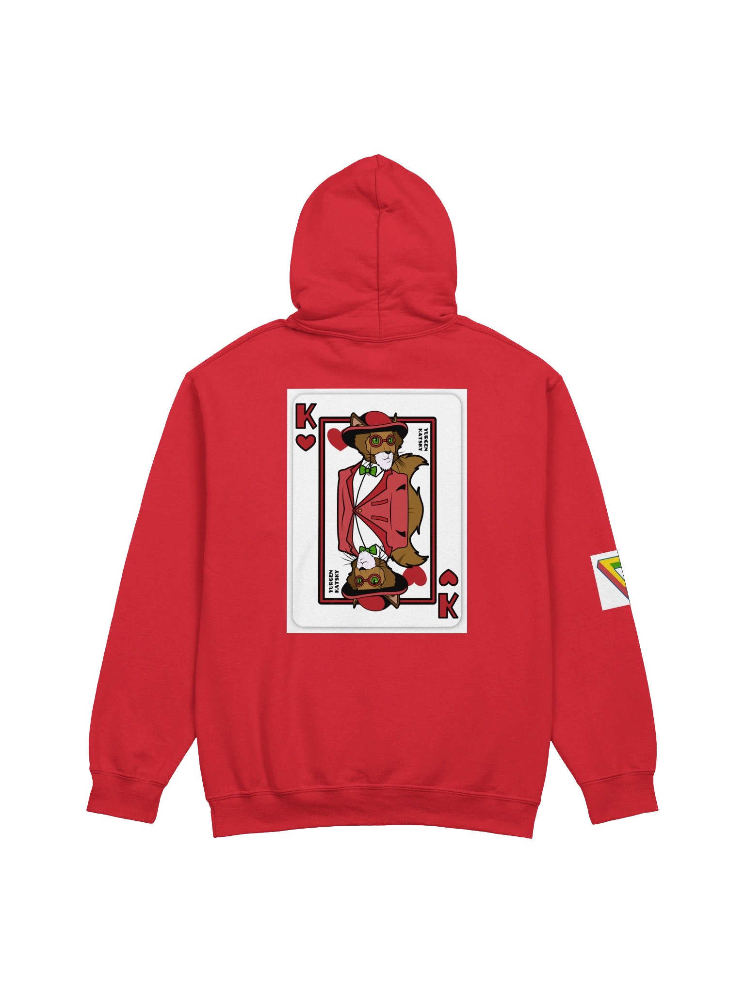 Grimalkin Garbs Red Cat Hoodie product image (2)