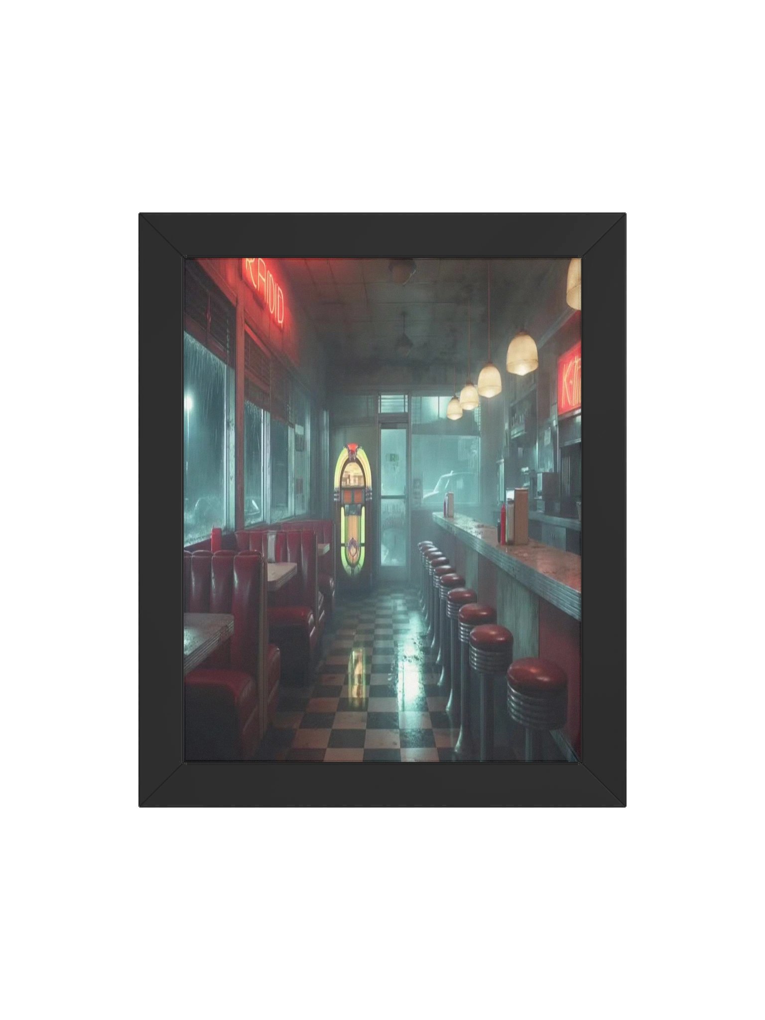 SYCAMORE DINER FRAMED PRINT product image (4)