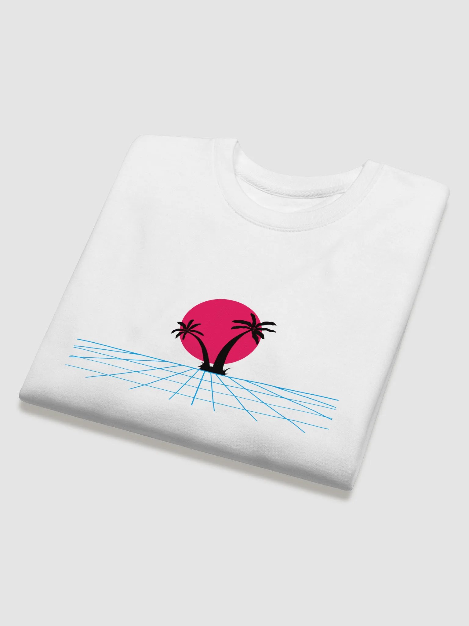 Sunset Palms Grid Sweatshirt product image (4)
