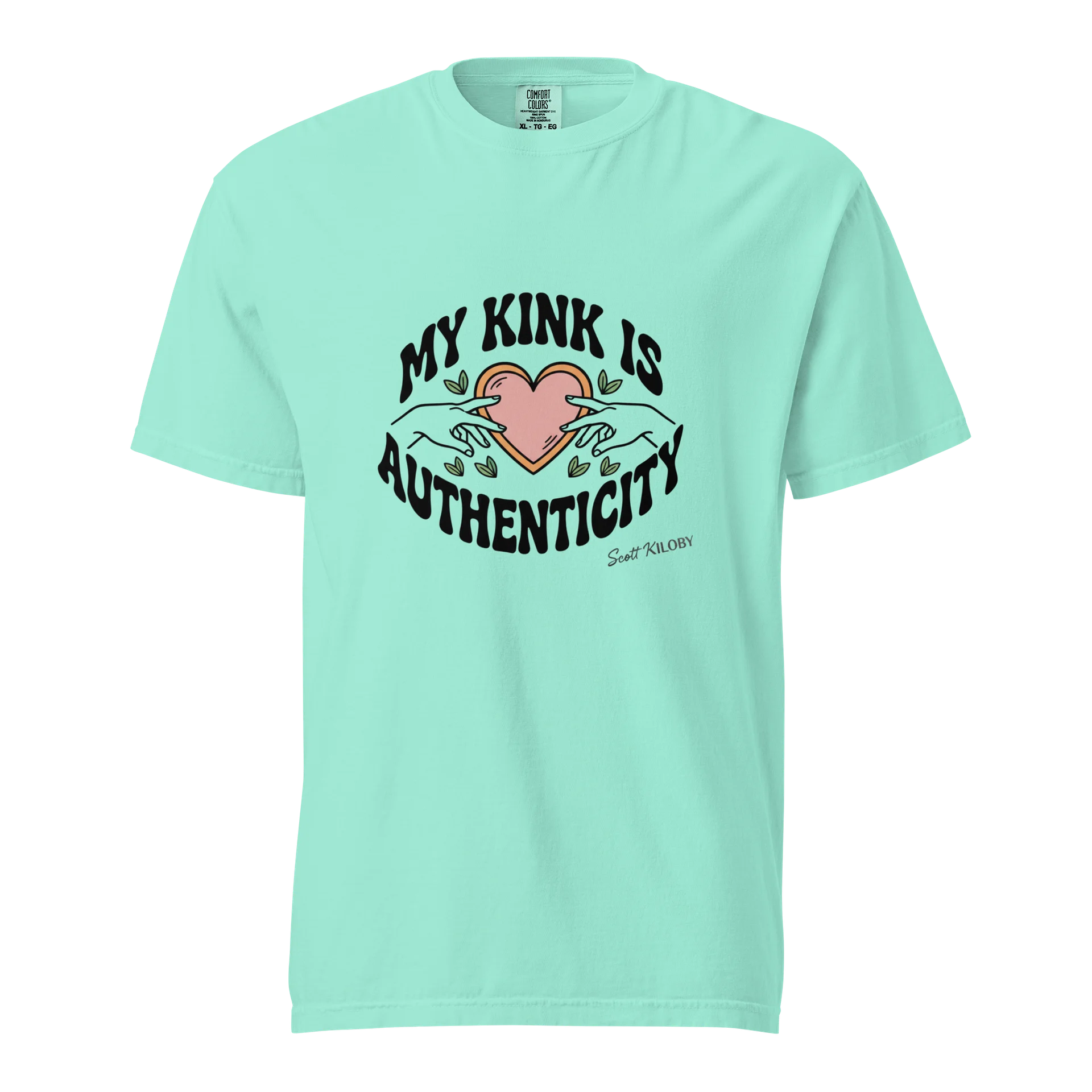 “My Kink Is Authenticity” Mint T-Shirt product image (1)