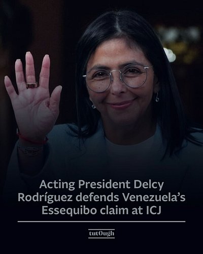 🇻🇪During hearings at the International Court of Justice (ICJ) over the disputed Essequibo region, Venezuela’s acting Presiden...