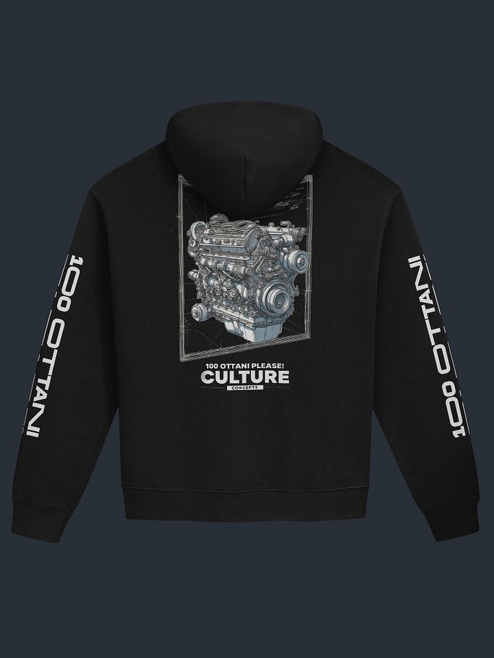 100 Ottani Please!™ Premium Oversized Racing Streetwear Hoodie | Fadeout Edition product image (1)