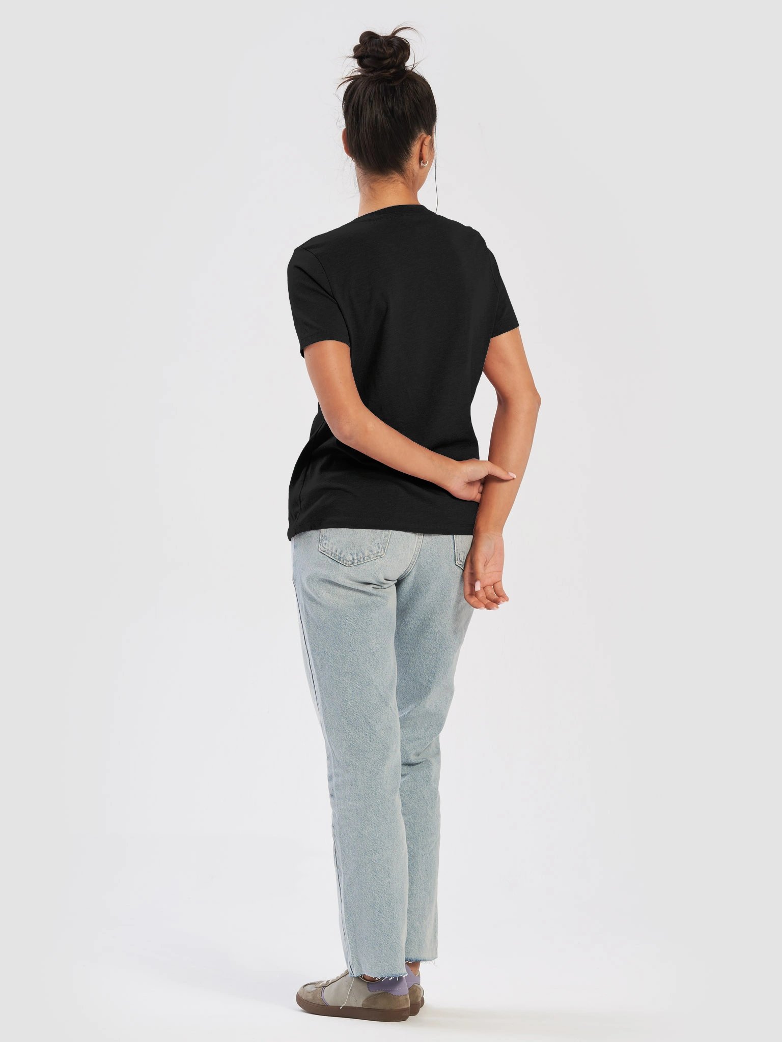 Pretty and Prayed up V-neck-Black product image (11)
