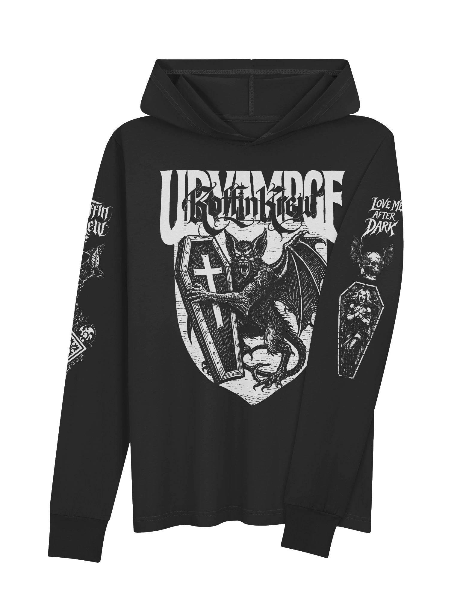 Love Me After Dark Hooded Long Sleeve Tee product image (4)