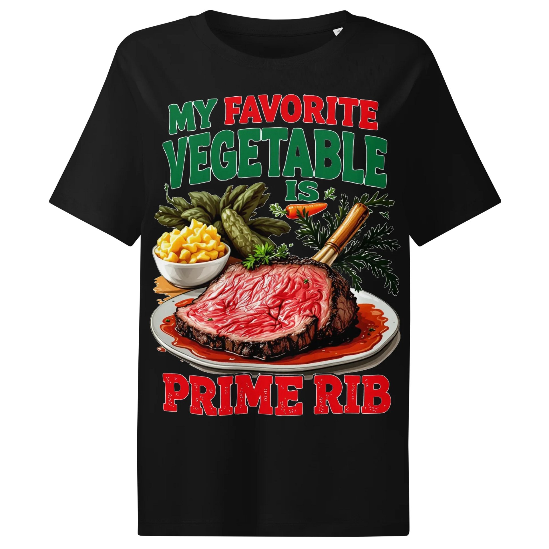 Prime Rib Lover's Organic Tee product image (1)