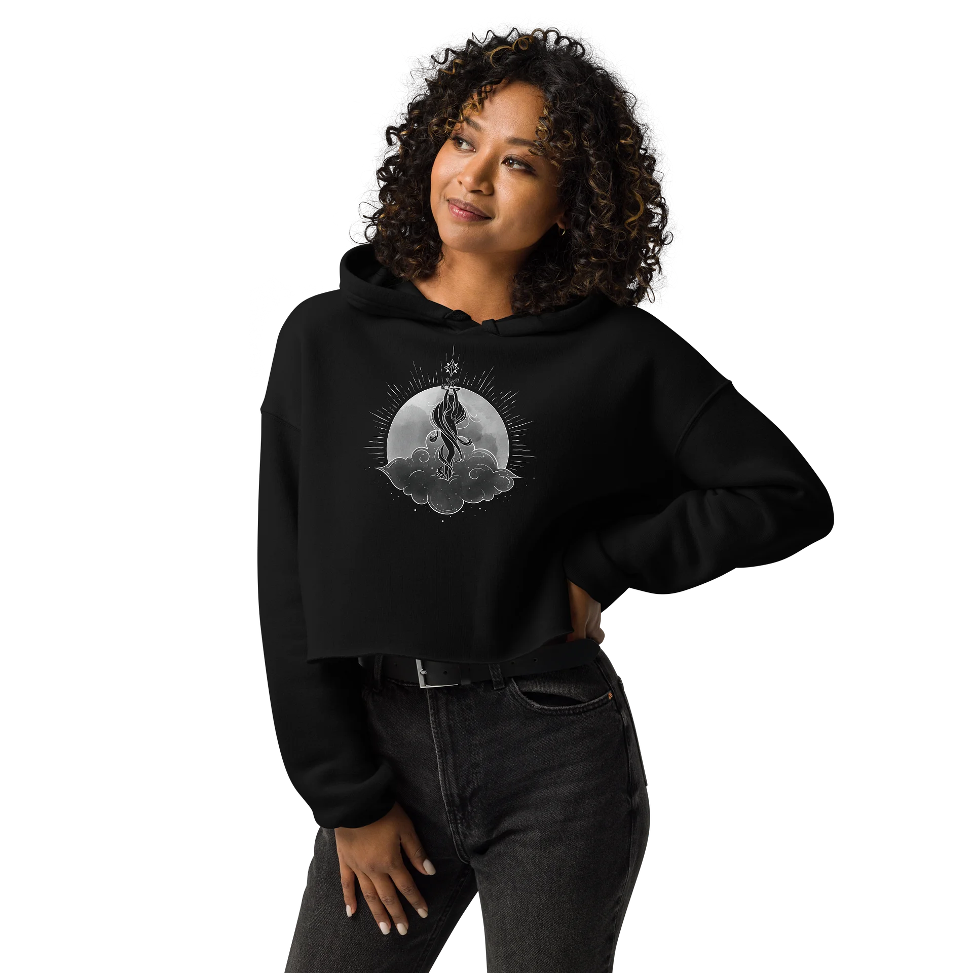 𝖆𝖗𝖎𝖆 crop hoodie product image (2)