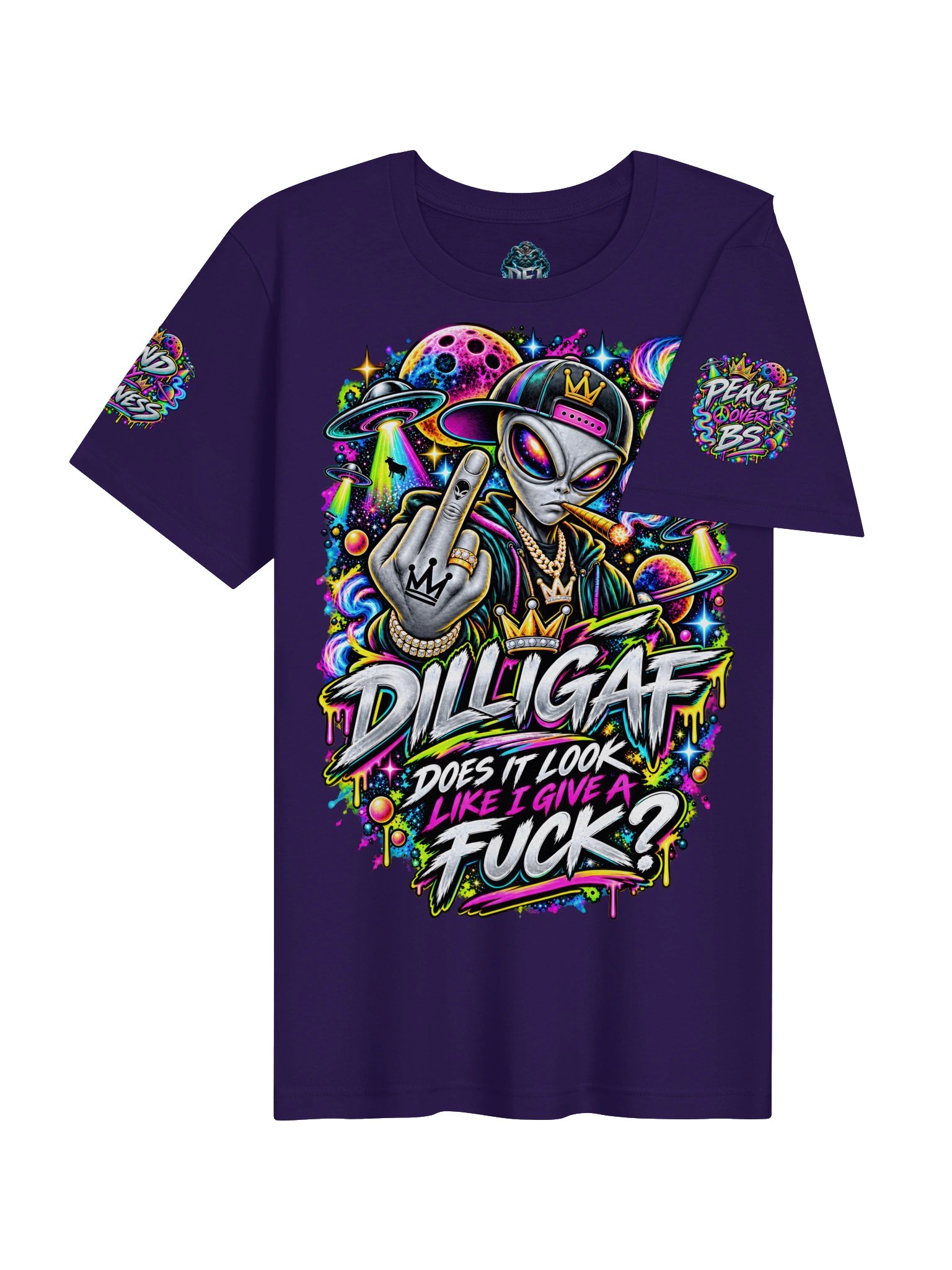 Multicolor DILLIGAF Cosmic Tee product image (24)