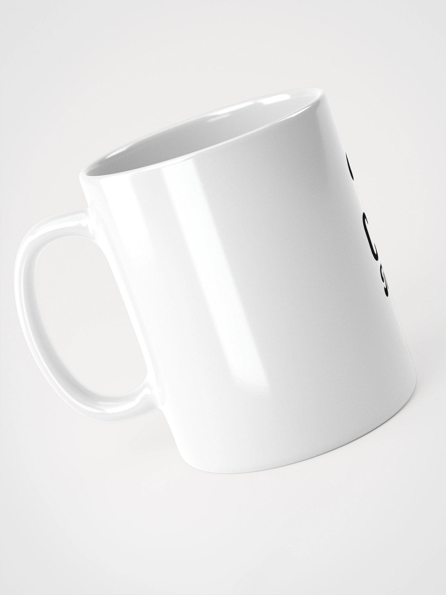 Whole world view set on fire | White Glossy Mug by Mugz | Left handed product image (6)