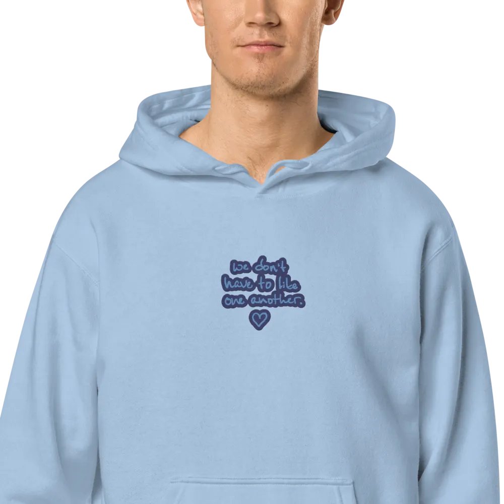 ONE ANOTHER (electric) embroidered pigment hoodie product image (2)