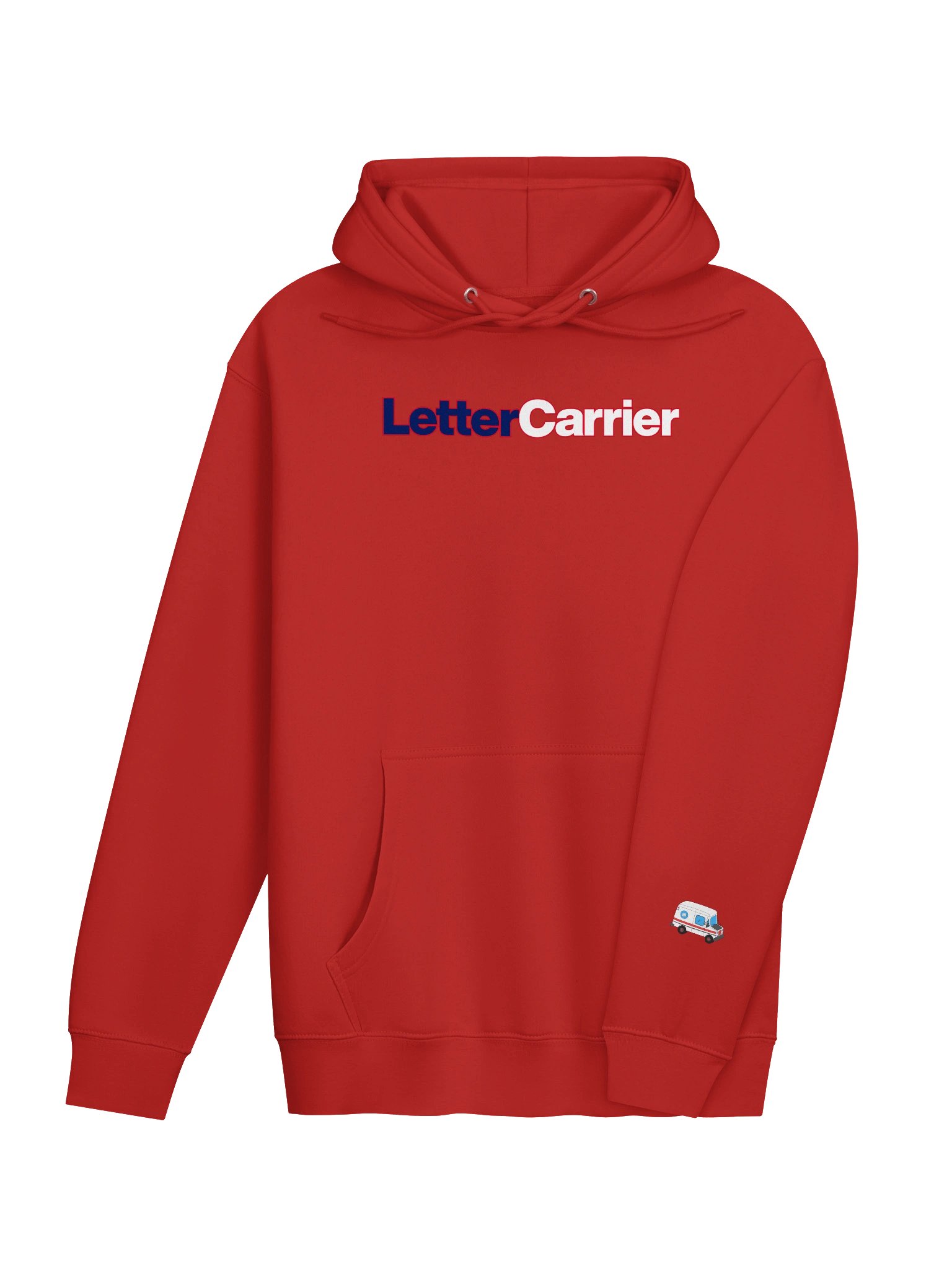 The "Letter Carrier" LLV Hoodie (RED) product image (4)