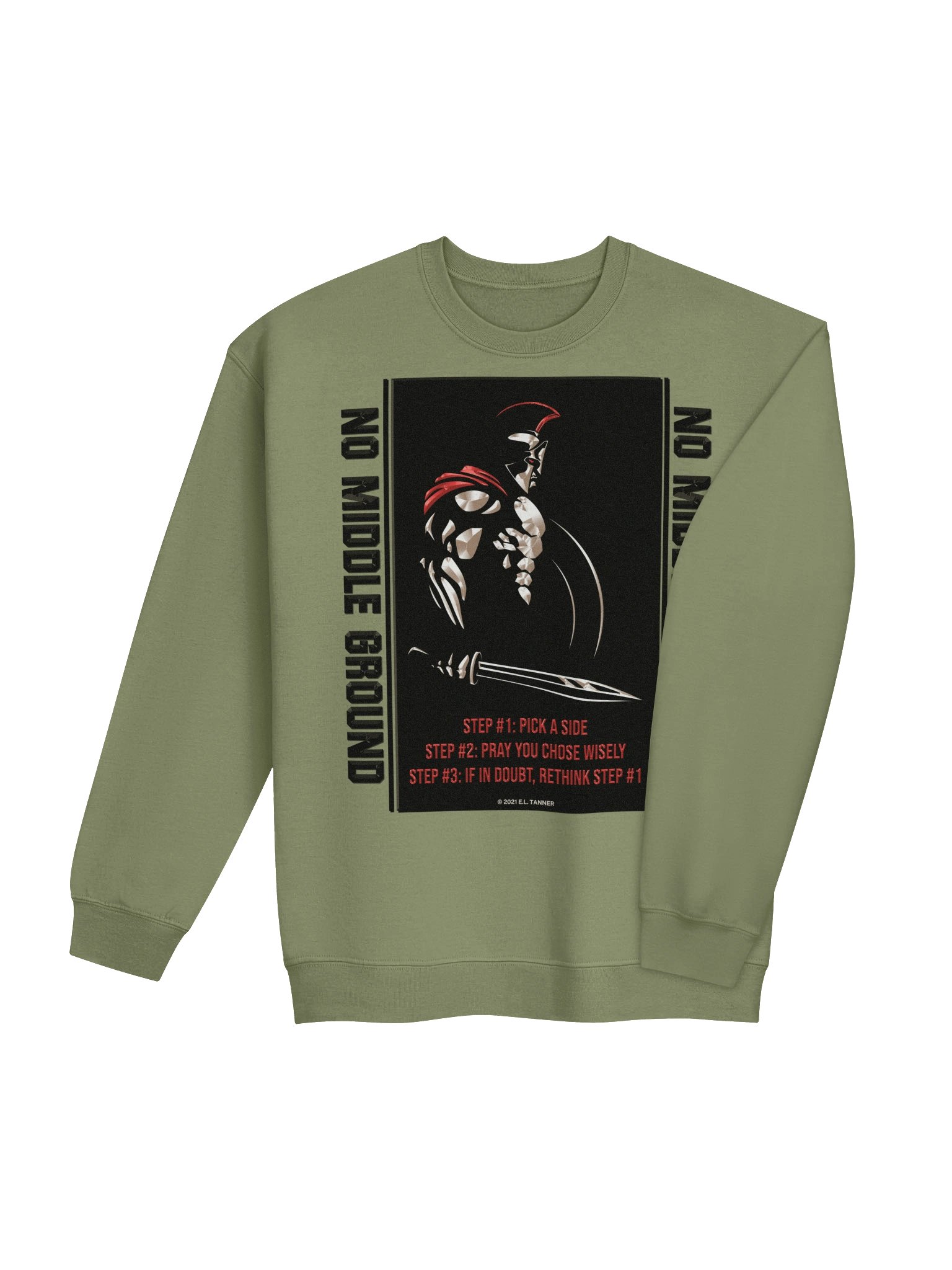 No Middle Ground, Pick a Side, Lte Sweatshirt BV product image (4)