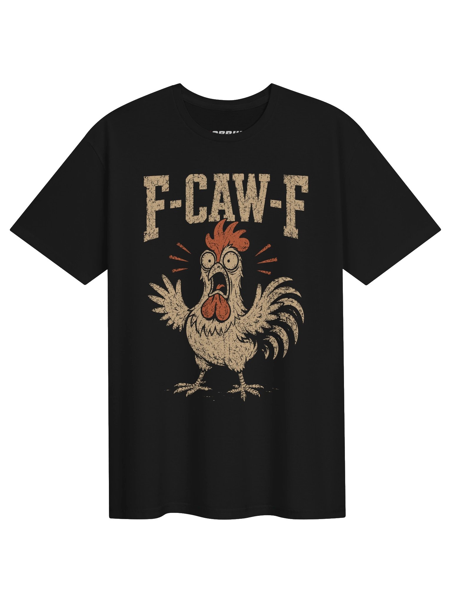 F-Caw-F Funny Chicken Rooster T-Shirt product image (1)
