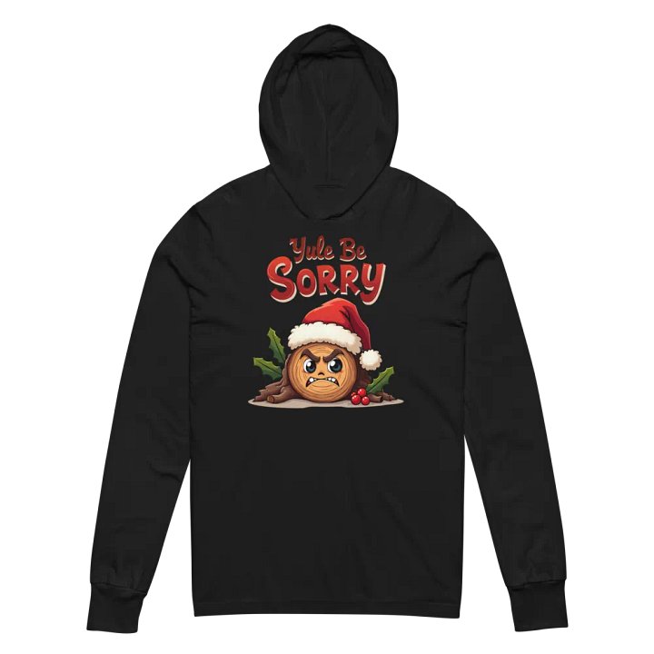 Yule Be Sorry Santa Log Hoodie product image (7)
