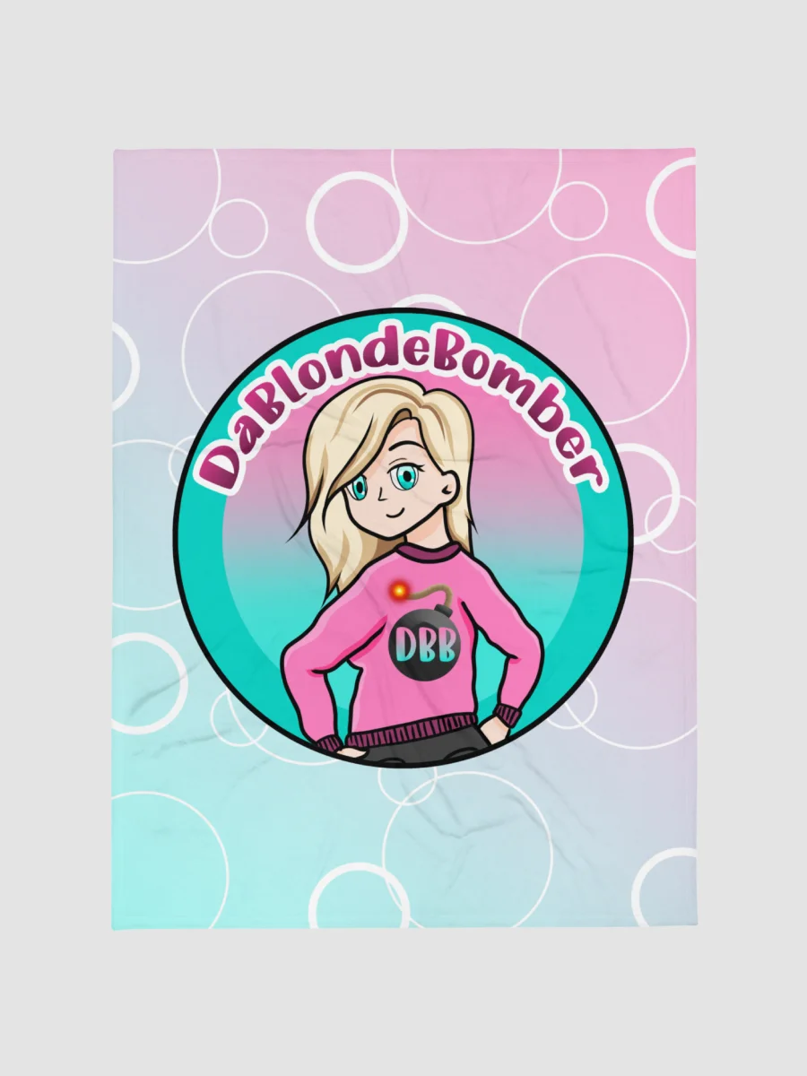 DaBlondeBomber Throw Blanket product image (1)