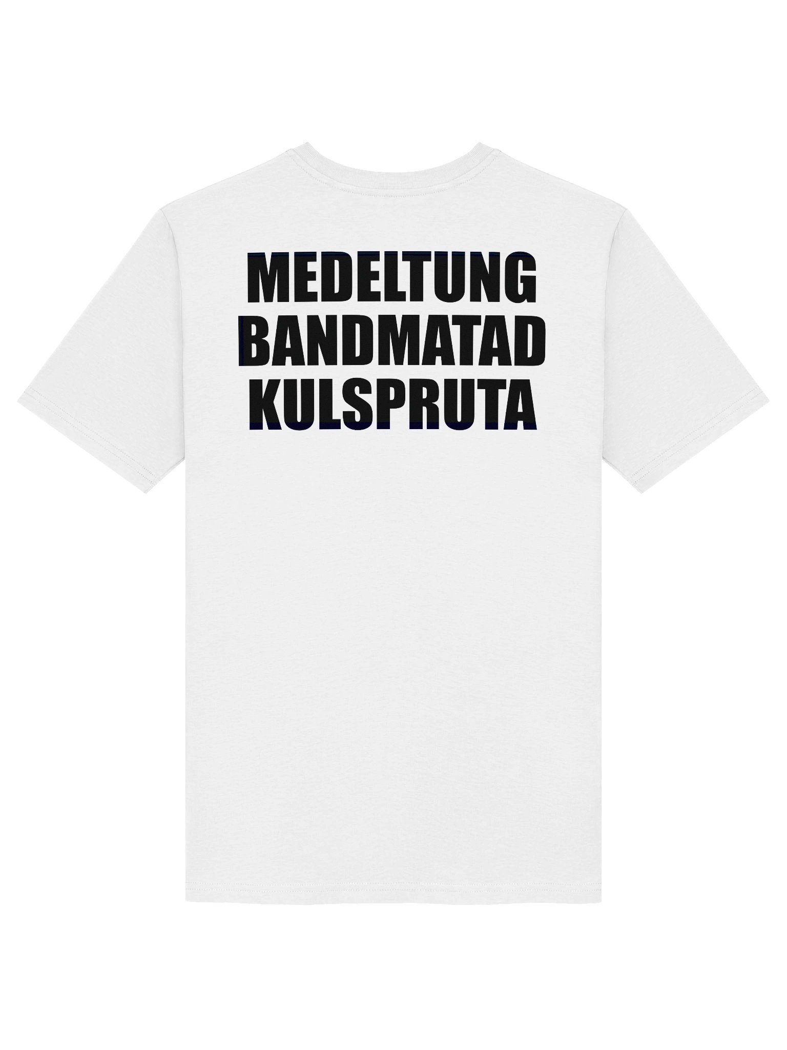 Medeltung Bandmatad Kulspruta (Organic unisex T-shirt) product image (115)