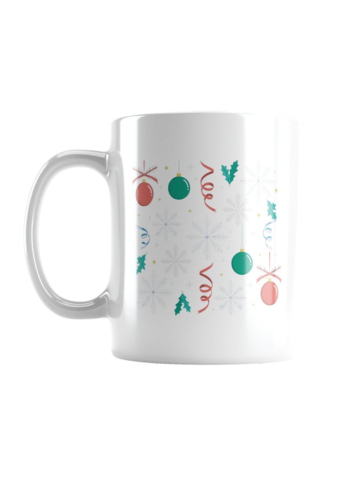 Snowflake and Ornament Holiday Coffee Mug product image (1)
