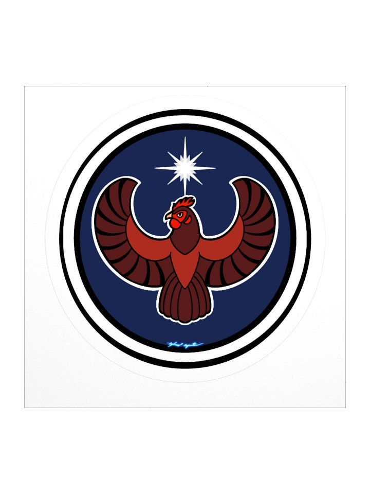 Rhode Island Red Chicken- Resistance. RI (sticker) product image (1)