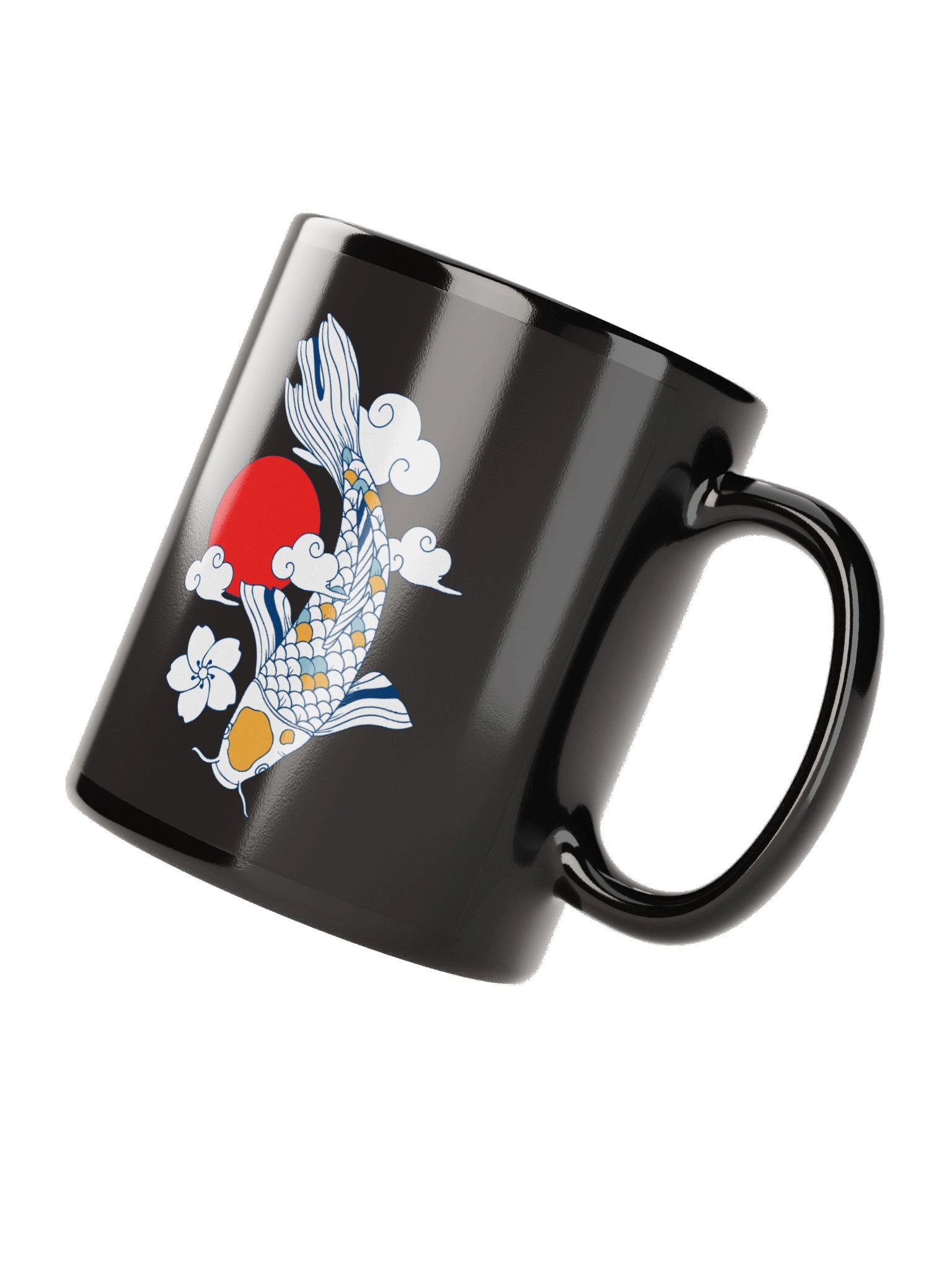 Koi Fish Black Mug product image (4)