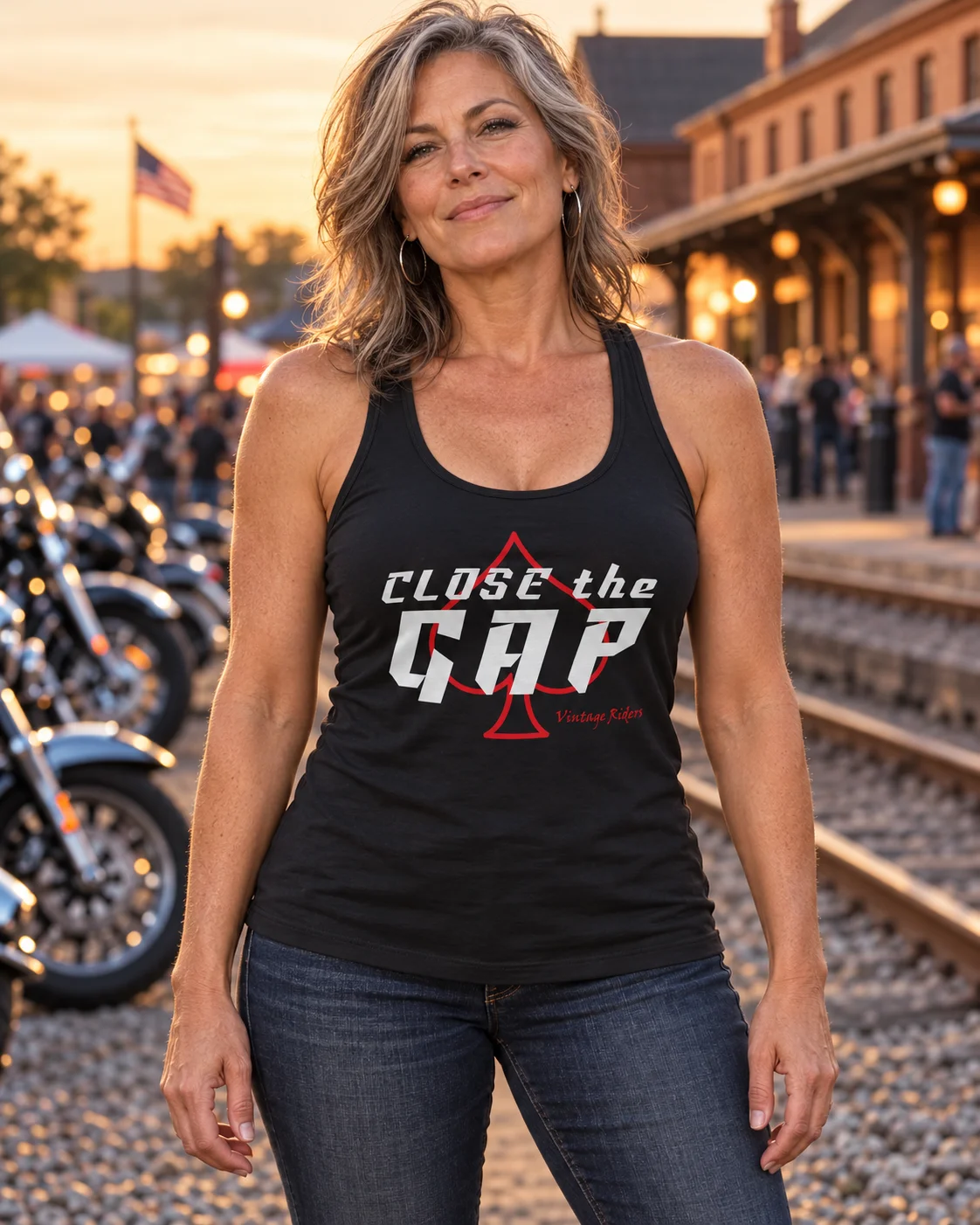 Close the Gap — Next Level Women's Racerback Tank Top product image (1)