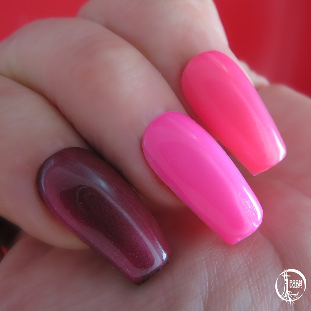 RADIOACTIVE SHRIMP - Pink Jelly Glow-In-The-Dark Nail Polish product image (7)