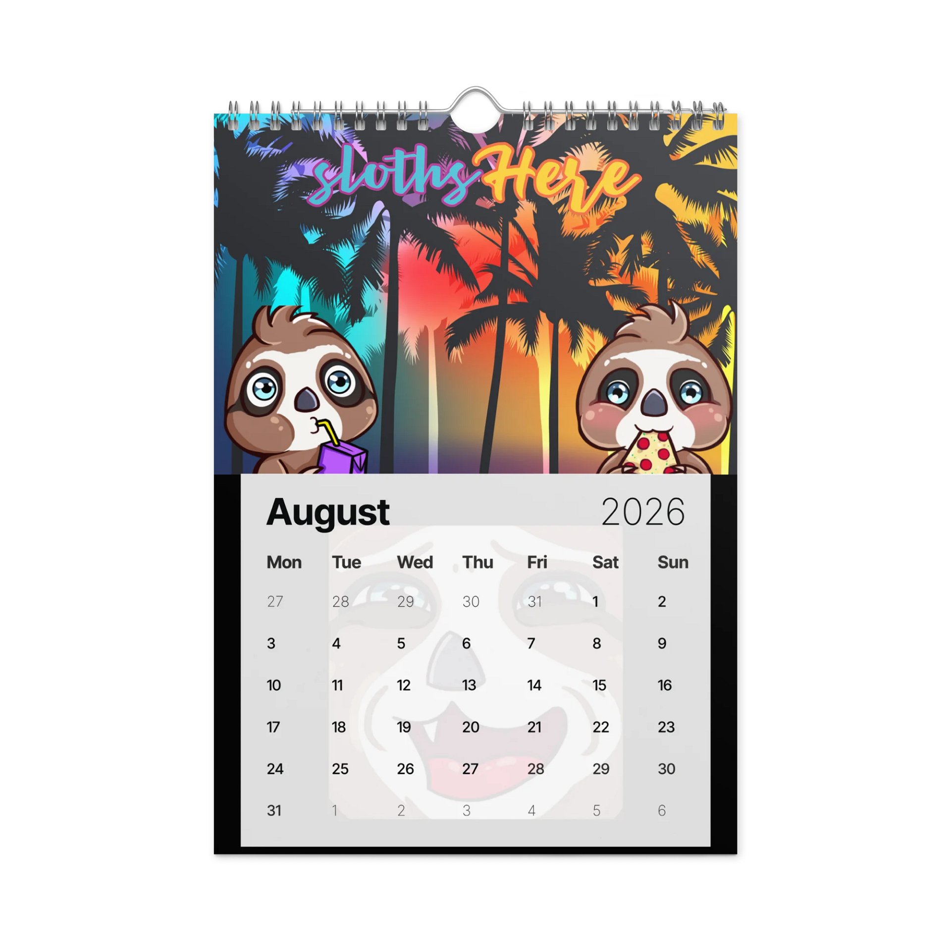 Sloths 2026 Calendar product image (9)