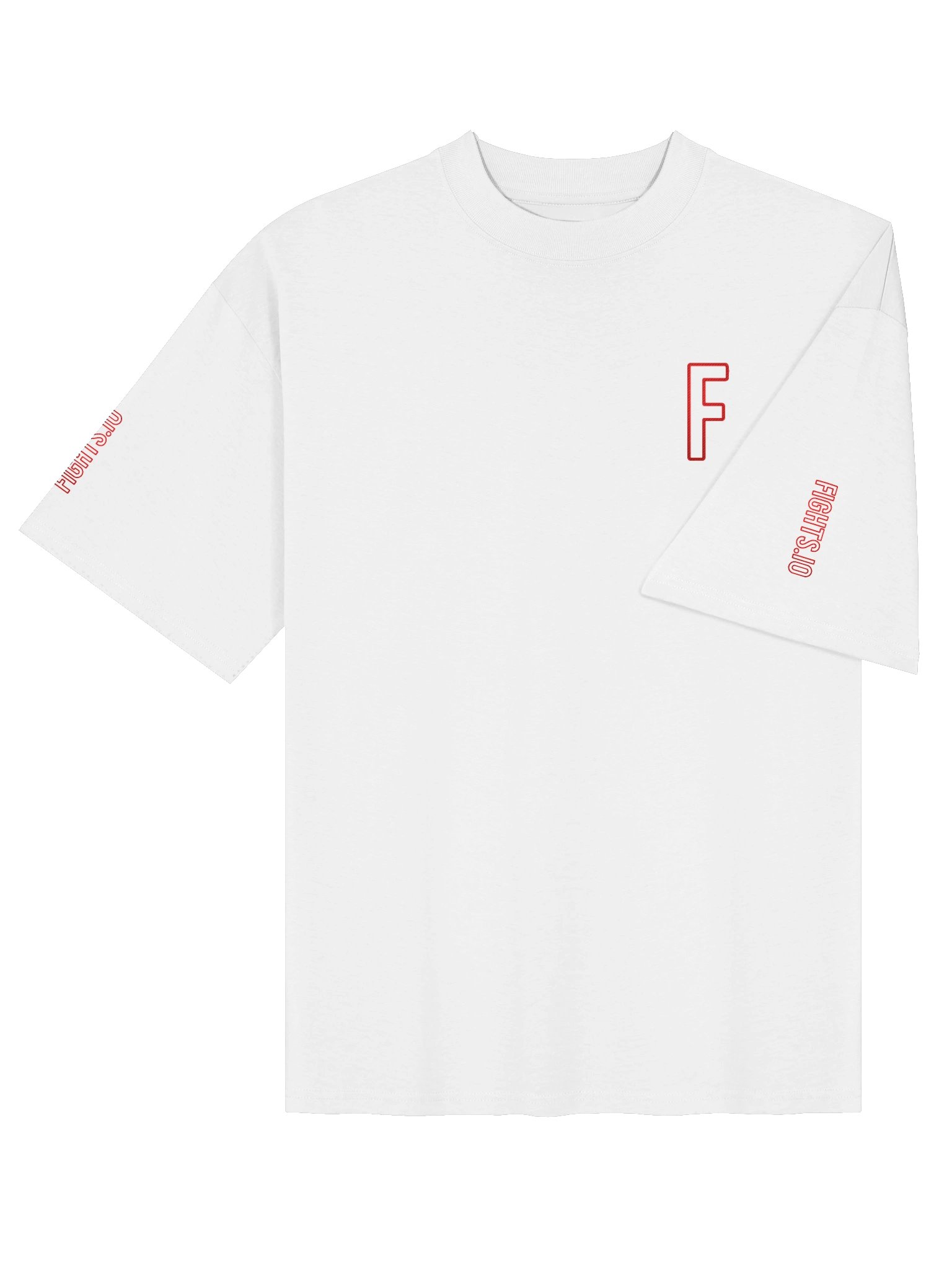 HALOGEN White/Red Oversize Tee (Cornerman Edition) product image (4)