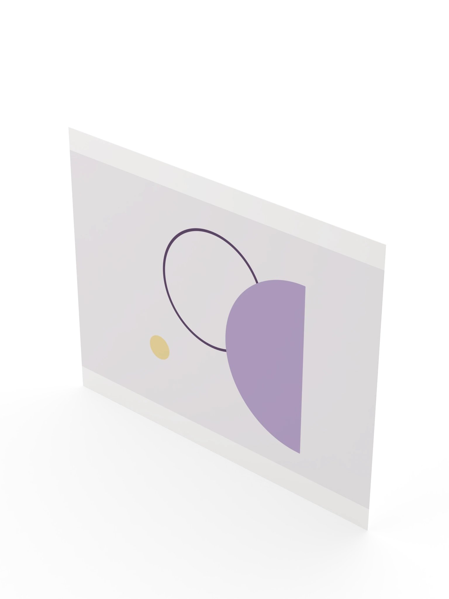 Lavender Moon Print | Abstract Bathroom Wall Art product image (10)