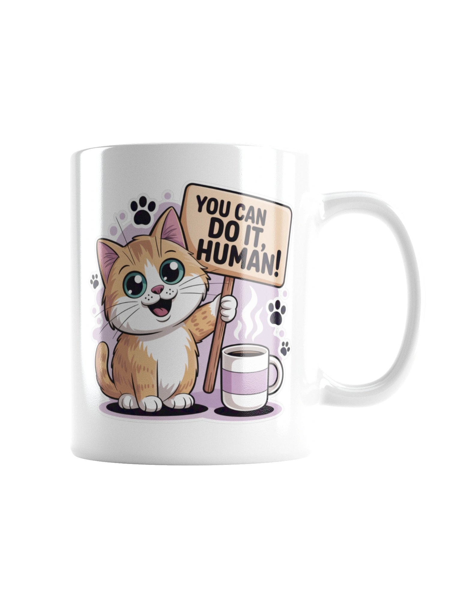 Meowtivation Inside Cat Coffee Mug – Uplifting Cat Lover Gift product image (7)
