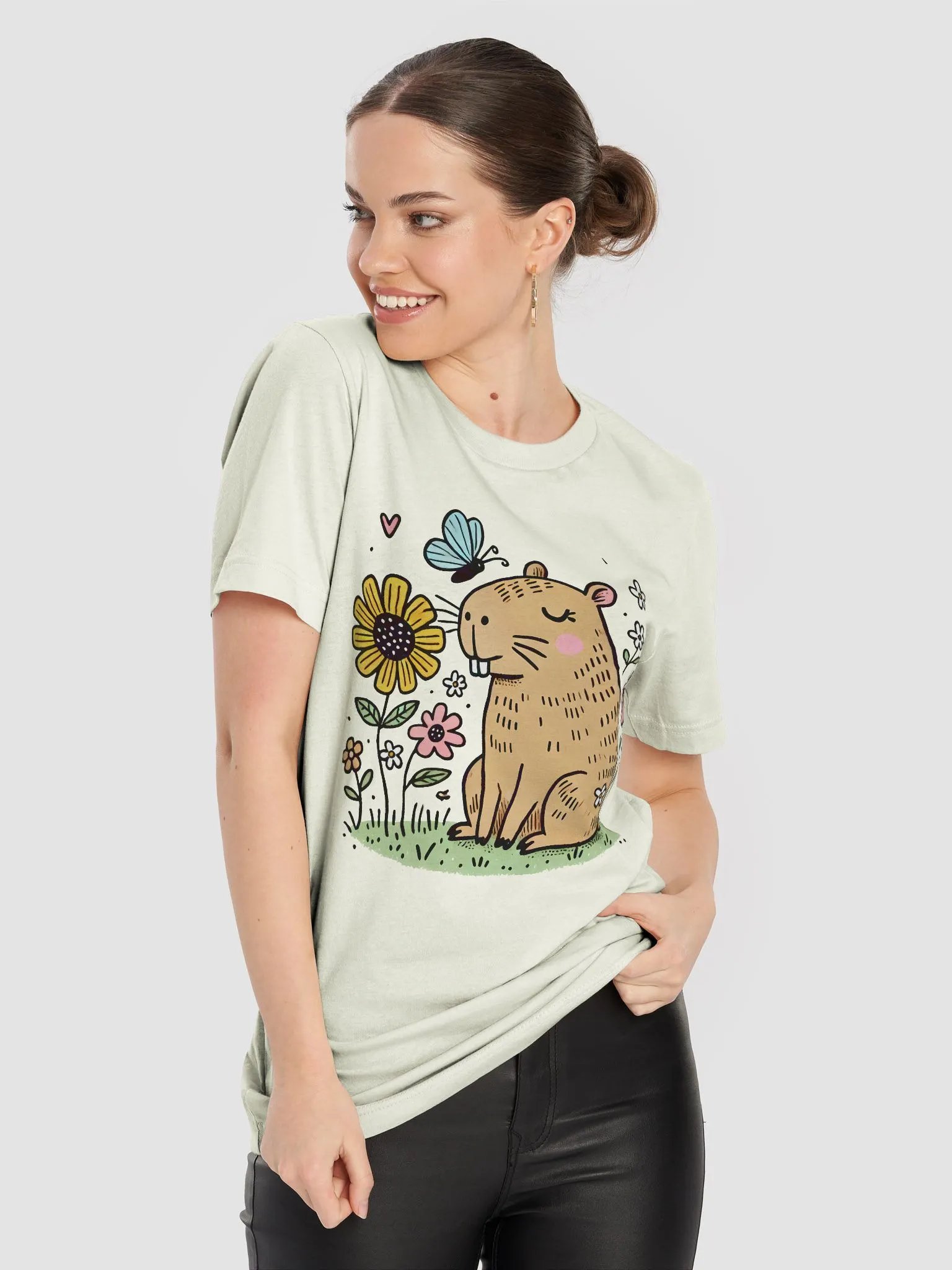 Capybara Garden T-Shirt product image (59)