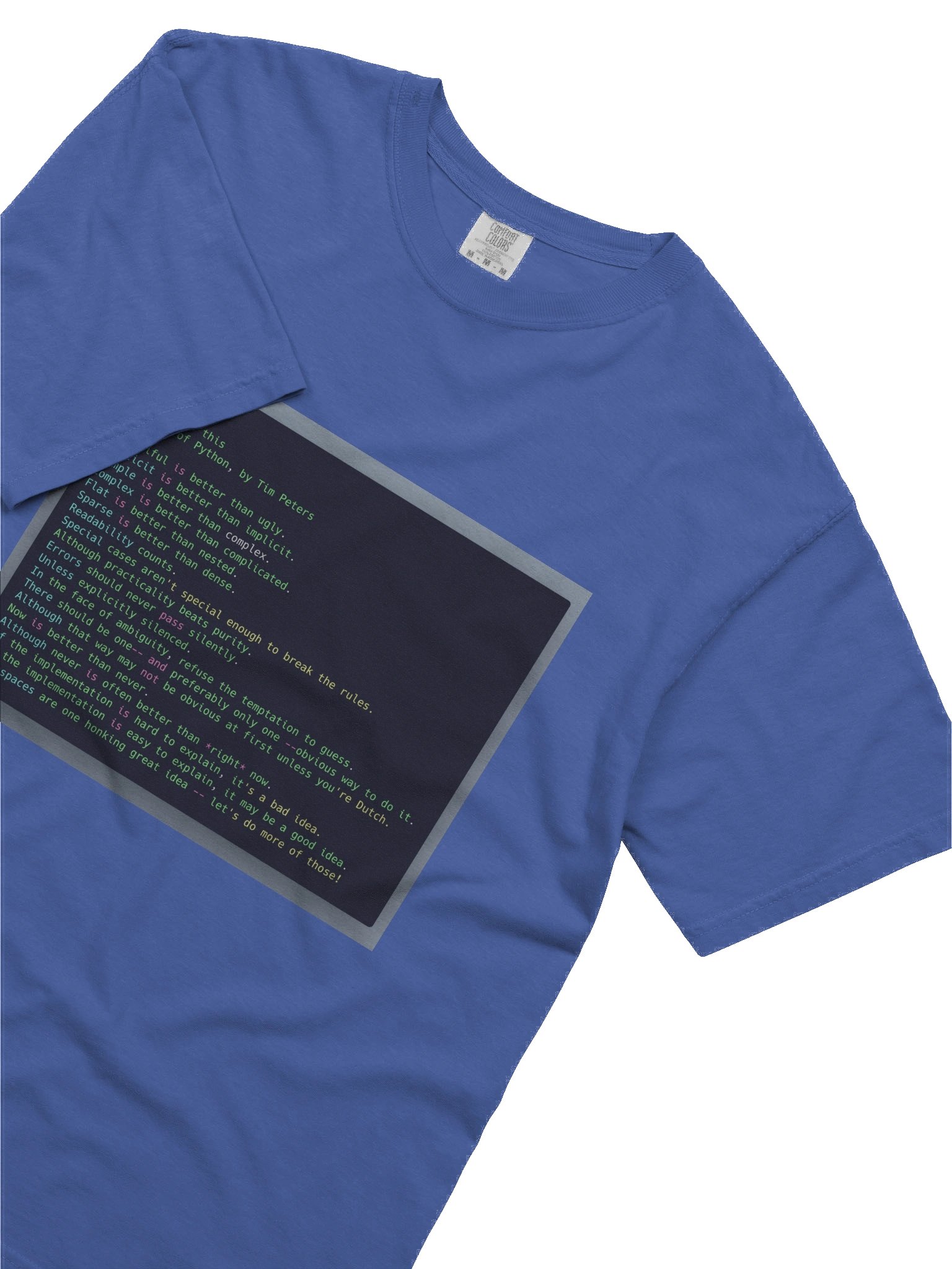 Zen Guiding Principles - Pythonic Code T-Shirt product image (5)