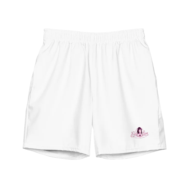 Discreet Portrait Logo Swim Trunks for Men product image (1)