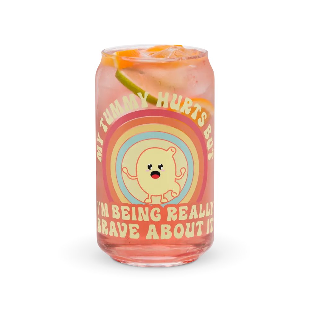 My Tummy Hurts Cup With Lid And Straw product image (7)