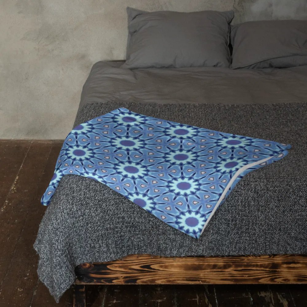 Seamless Flower Patterned Throw Blanket product image (1)