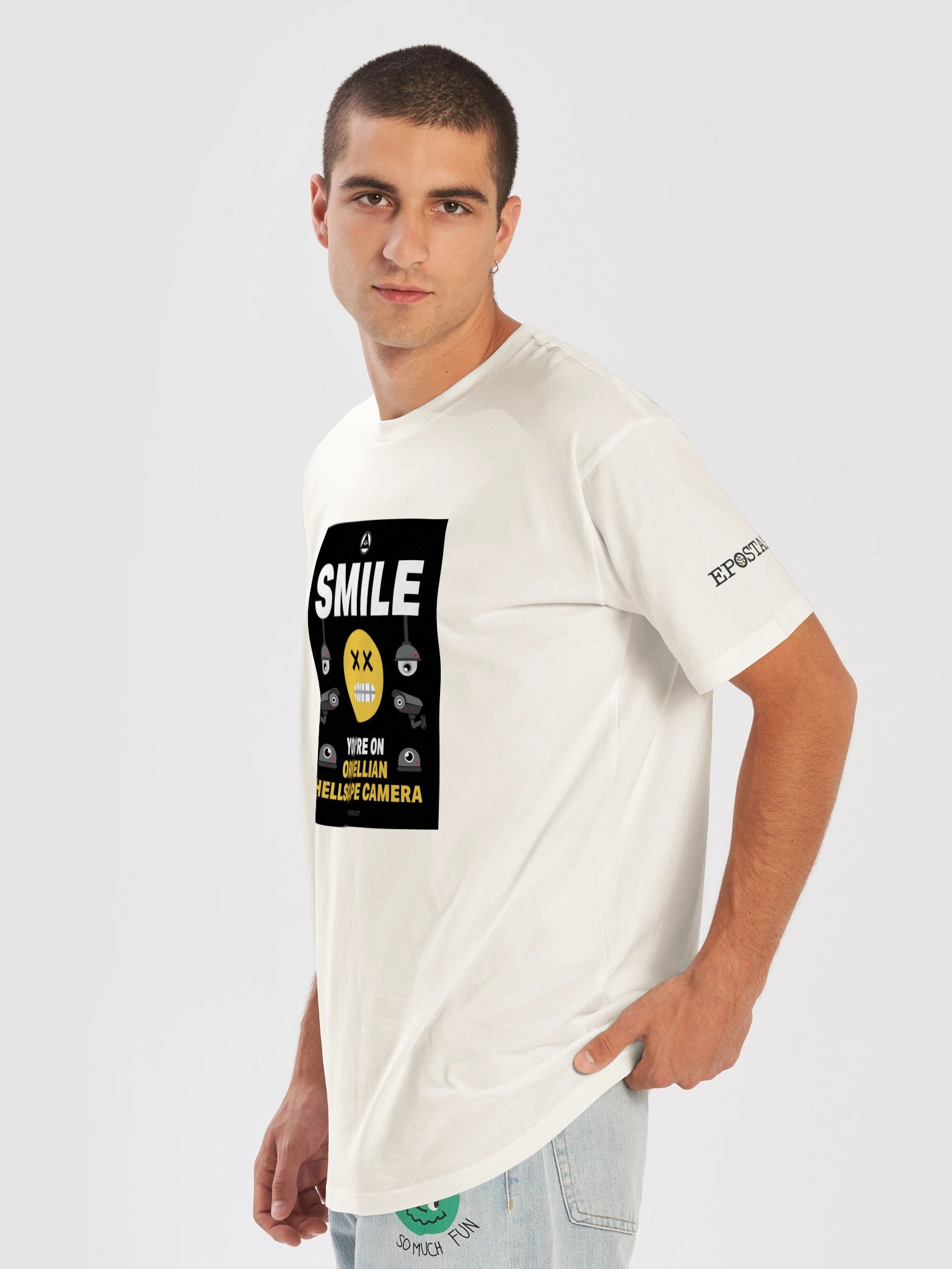 Orwellian Hellscape White Shirt product image (7)