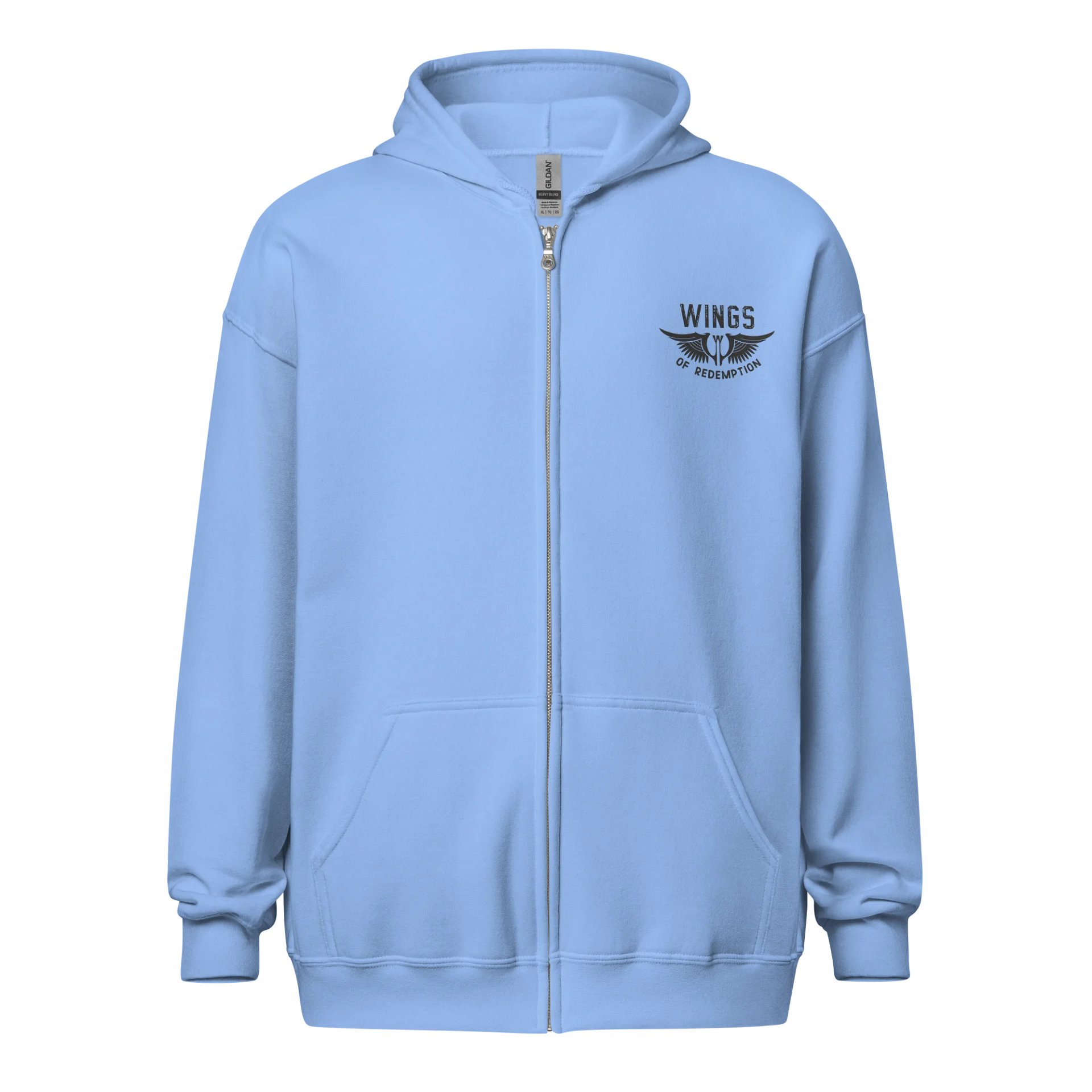 [WOR Shop] Wings Chili - Unisex Zip Graphic Hoodie [black logo] product image (2)