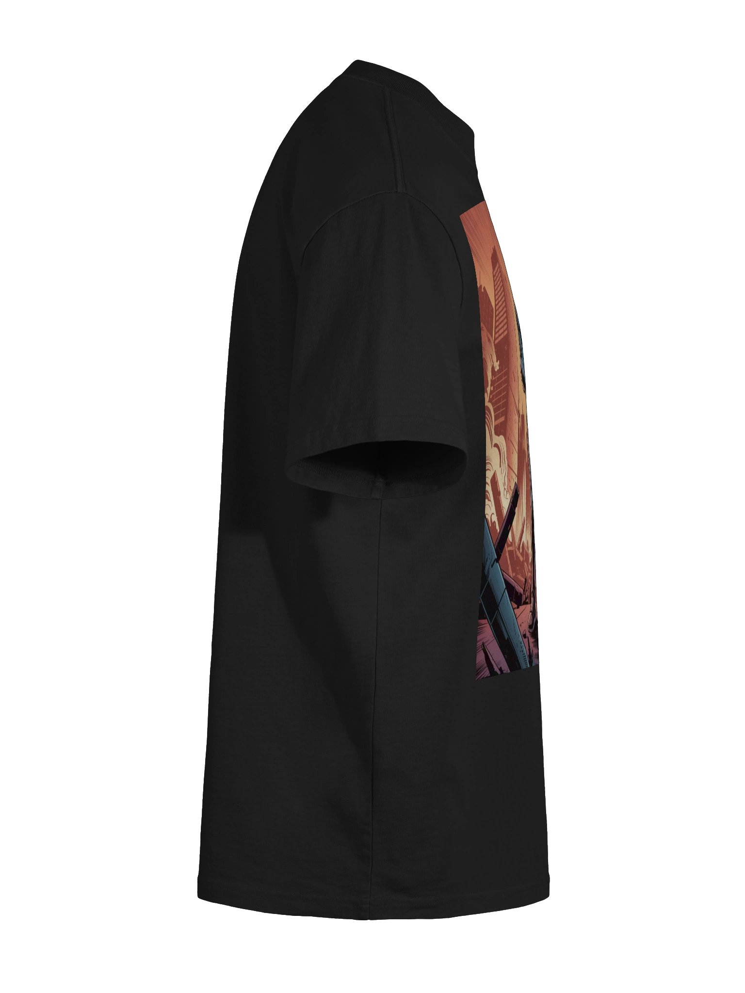 Inferno Ascendant: Apocalypse Inspired Oversized Faded T-Shirt product image (11)
