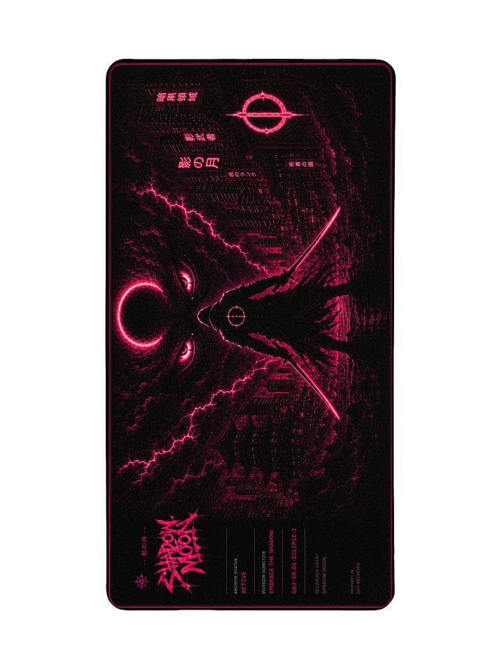SHADOW MOON - Neon Gaming Desk Mat product image (2)