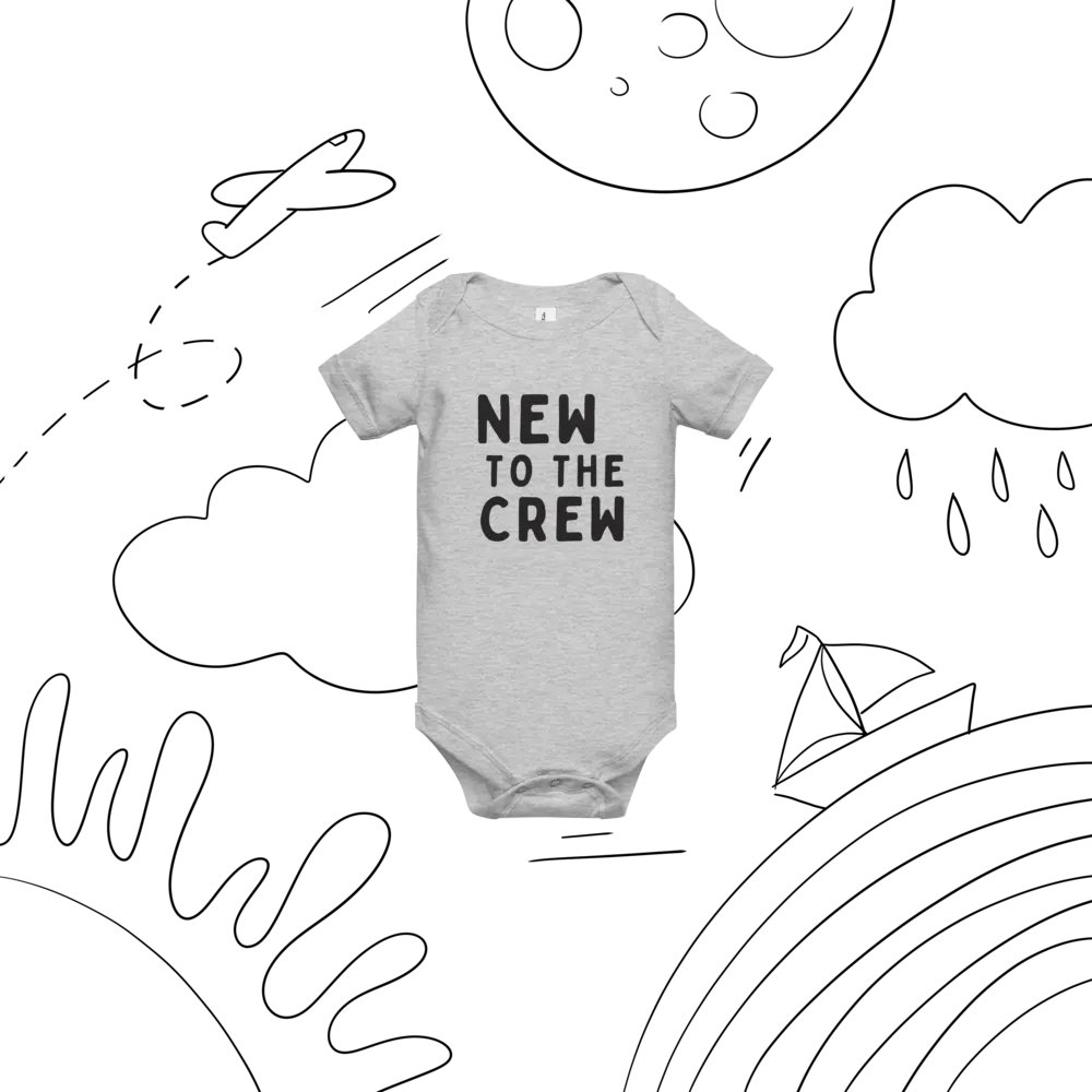NEW TO THE CREW Baby Short Sleeve Onesie product image (6)