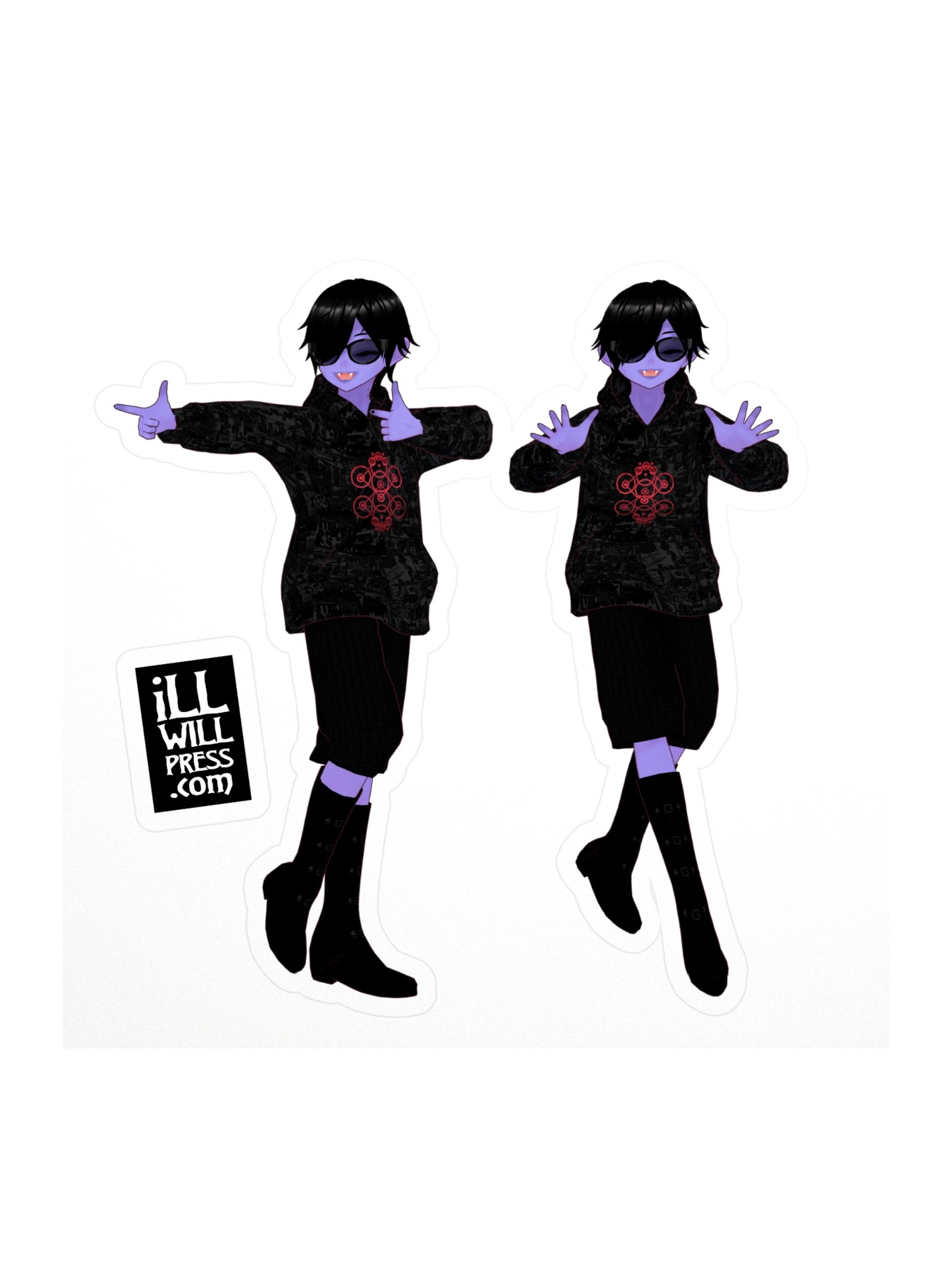 Steve the Vampire Sticker Sheet #4 product image (1)